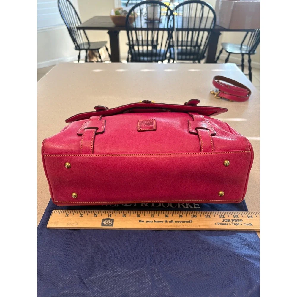 Dooney & Bourke‎ Florentine Satchel Hot Pink Leather Crossbody